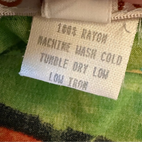 Vintage Abstract Wrap Midi Skirt Colorful Art Print - Picture 6 of 6